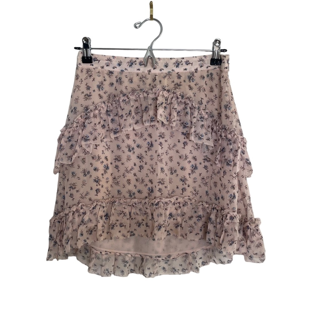LoveShackFancy Pink Mini Skirt
